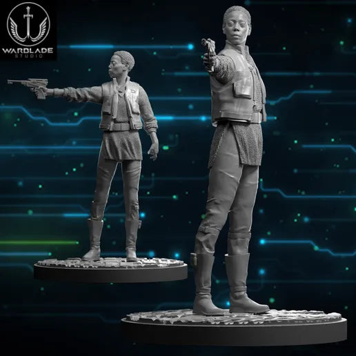 Shatter Scale Cere | Warblade Studios 40mm Miniatures Role Playing Miniatures