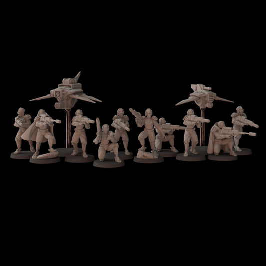 Greater Good Vanguard Team | Fantasy Cult 32mm Grimdark Wargaming Miniatures Role Playing Miniatures