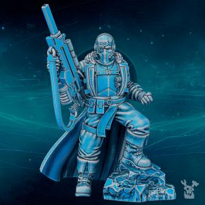 Scylla Legion Commander Fisher | DakkaDakka.store Grimdark Wargaming Miniatures