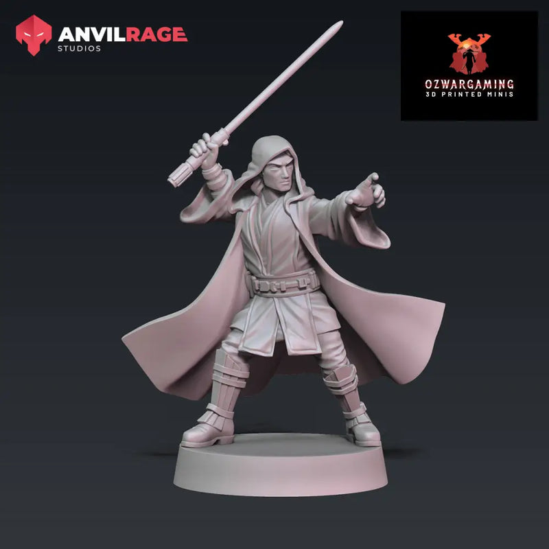 Chosen One Action Pose | Anvilrage Galactic SciFi Miniatures 32mm 1/47 Legion Scale Role Playing Miniatures