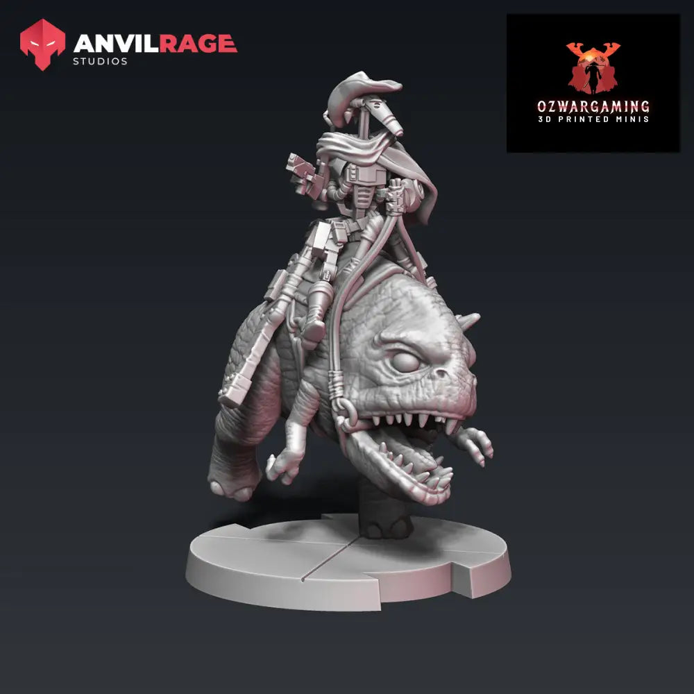Clank Starwood | Anvilrage Galactic SciFi Miniatures 32mm 1/47 Legion Scale Role Playing Miniatures