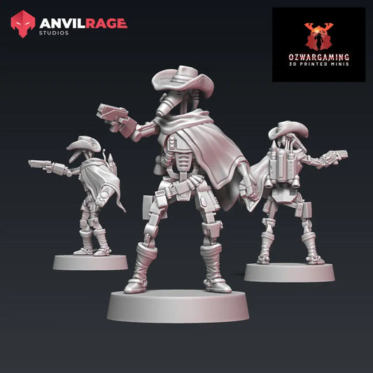 Clank Starwood | Anvilrage Galactic SciFi Miniatures 32mm 1/47 Legion Scale Role Playing Miniatures