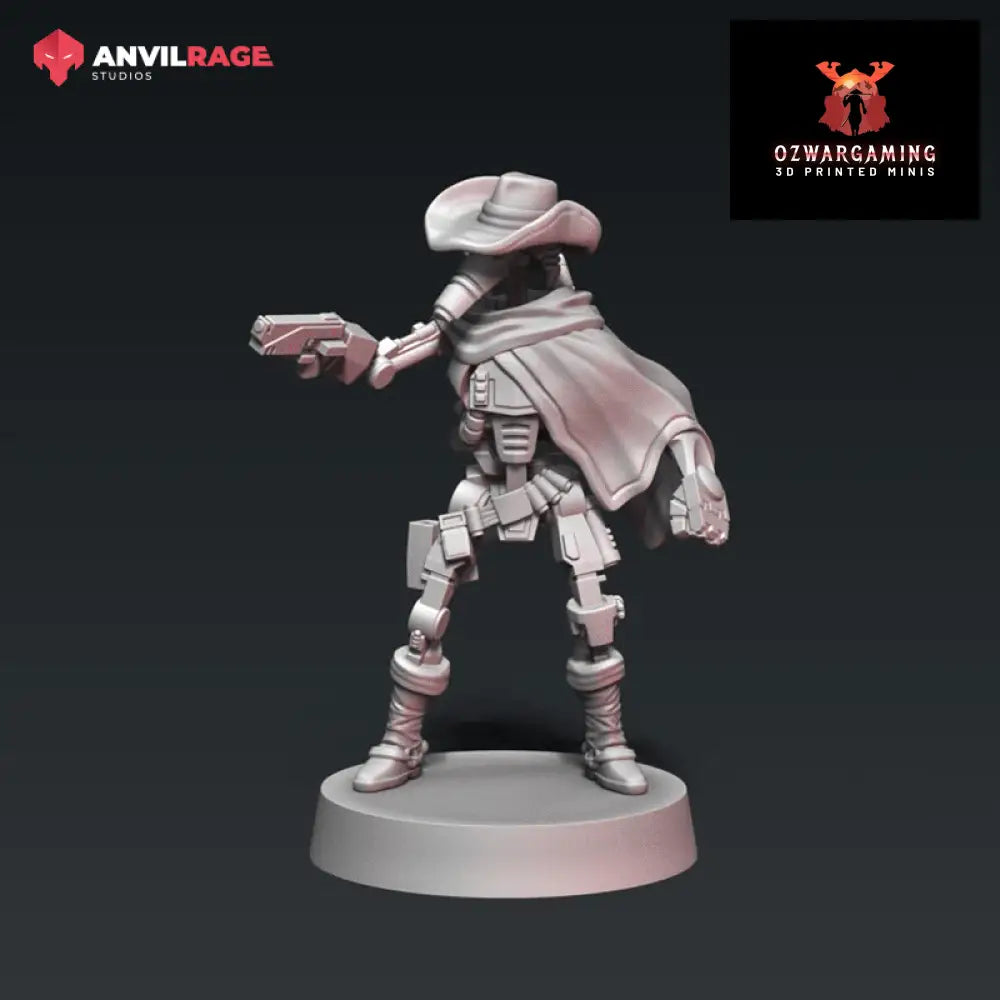 Clank Starwood | Anvilrage Galactic SciFi Miniatures 32mm 1/47 Legion Scale Role Playing Miniatures