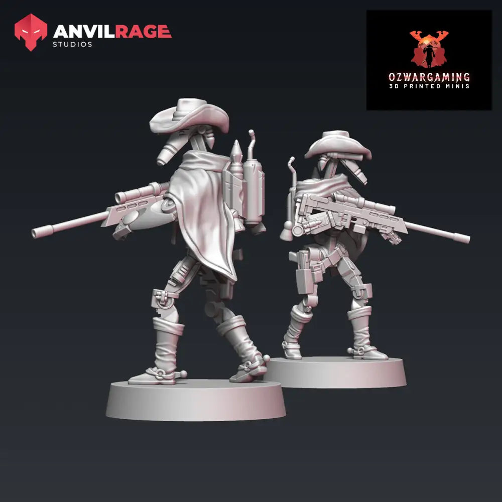 Clank Starwood | Anvilrage Galactic SciFi Miniatures 32mm 1/47 Legion Scale Role Playing Miniatures