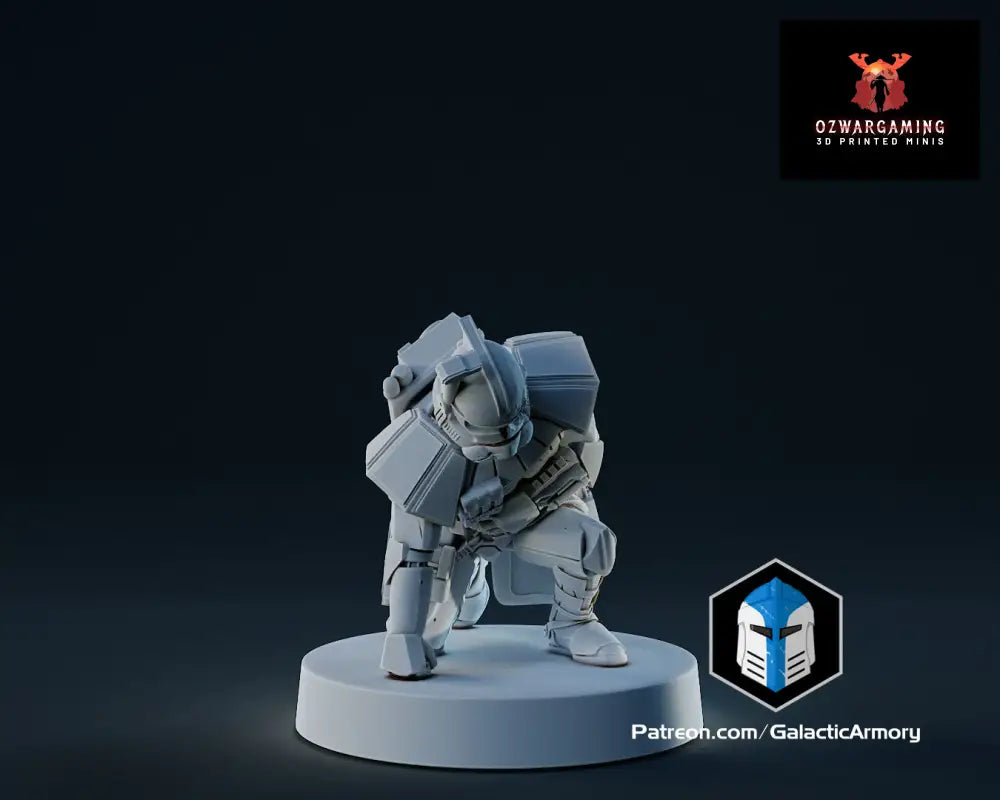 Clone Army Elite Troops |Galactic Armory 32mm SCI-FI Wargaming Miniatures Role Playing Miniatures