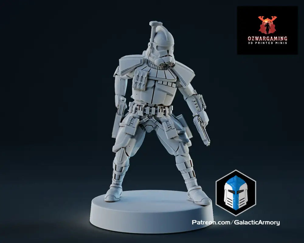 Clone Army Elite Troops |Galactic Armory 32mm SCI-FI Wargaming Miniatures Role Playing Miniatures
