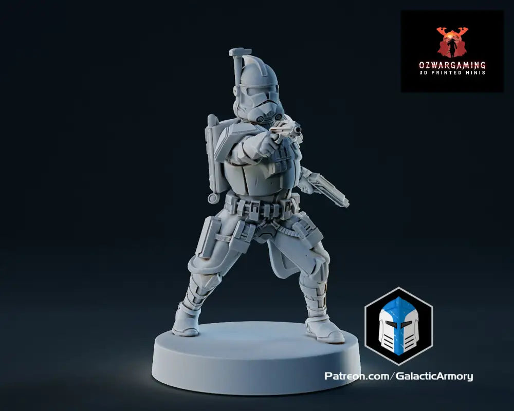 Clone Army Elite Troops |Galactic Armory 32mm SCI-FI Wargaming Miniatures Role Playing Miniatures