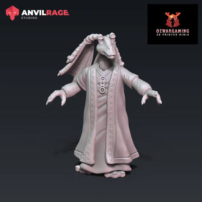 Clumsy Alien Senator | Anvilrage Galactic SciFi Miniatures 32mm 1/47 Legion Scale Role Playing Miniatures