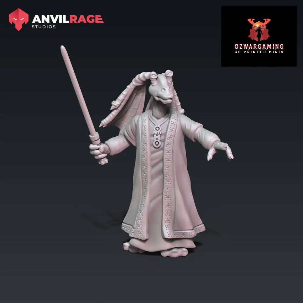 Clumsy Alien Senator | Anvilrage Galactic SciFi Miniatures 32mm 1/47 Legion Scale Role Playing Miniatures