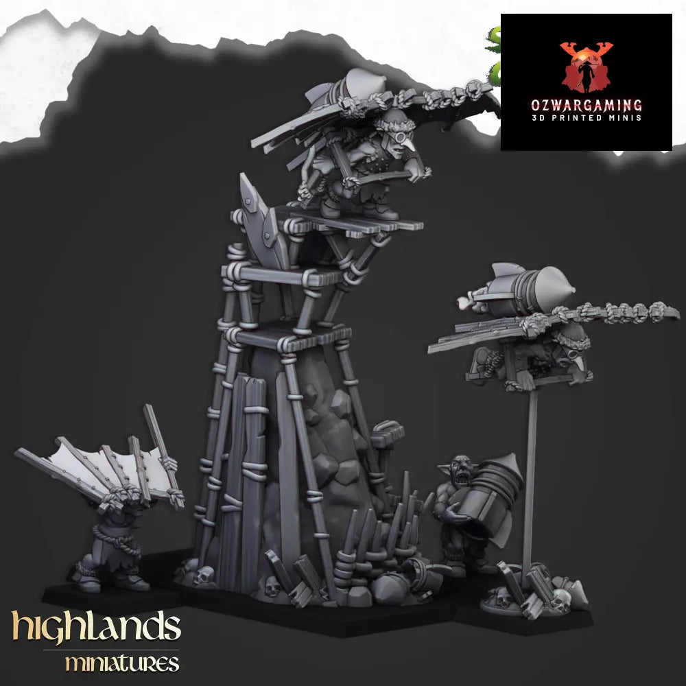 Coast Goblins Flyers | Highlands Miniatures 28/32mm Fantasy Wargaming Miniatures Role Playing Miniatures