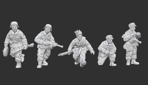 Summer Finnish Command | Propylene Foliescu 28mm WW2 Wargaming Miniatures Role Playing Miniatures