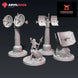 Comms Towers POI Markers | Anvilrage Galactic SciFi Miniatures 32mm 1/47 Legion Scale Role Playing Miniatures
