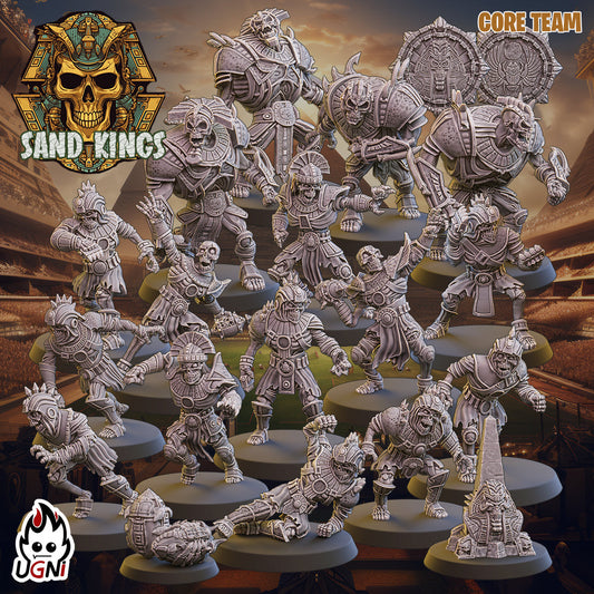 Sand Kings Fantasy Football Team | Ugni Miniatures Role Playing Miniatures