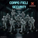 Corpo Field Security | Skullforge Studios 32mm SciFi Wargaming Miniatures Role Playing Miniatures