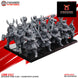 Crab Clan Champions Guard | Kyoushuneko 28/32mm Fantasy Wargaming Miniatures Role Playing Miniatures