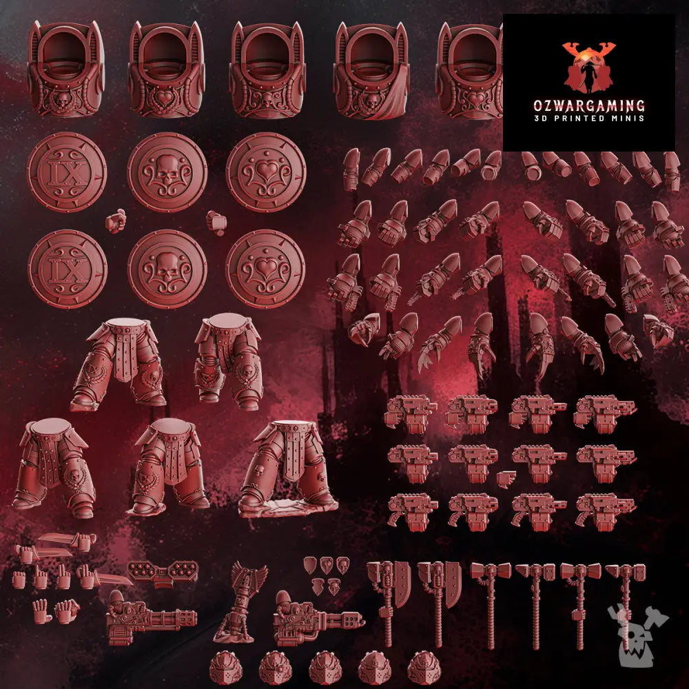 Crimson Wings Destroyers Build Kit | DakkaDakka.store Grimdark Wargaming Miniatures Role Playing Miniatures