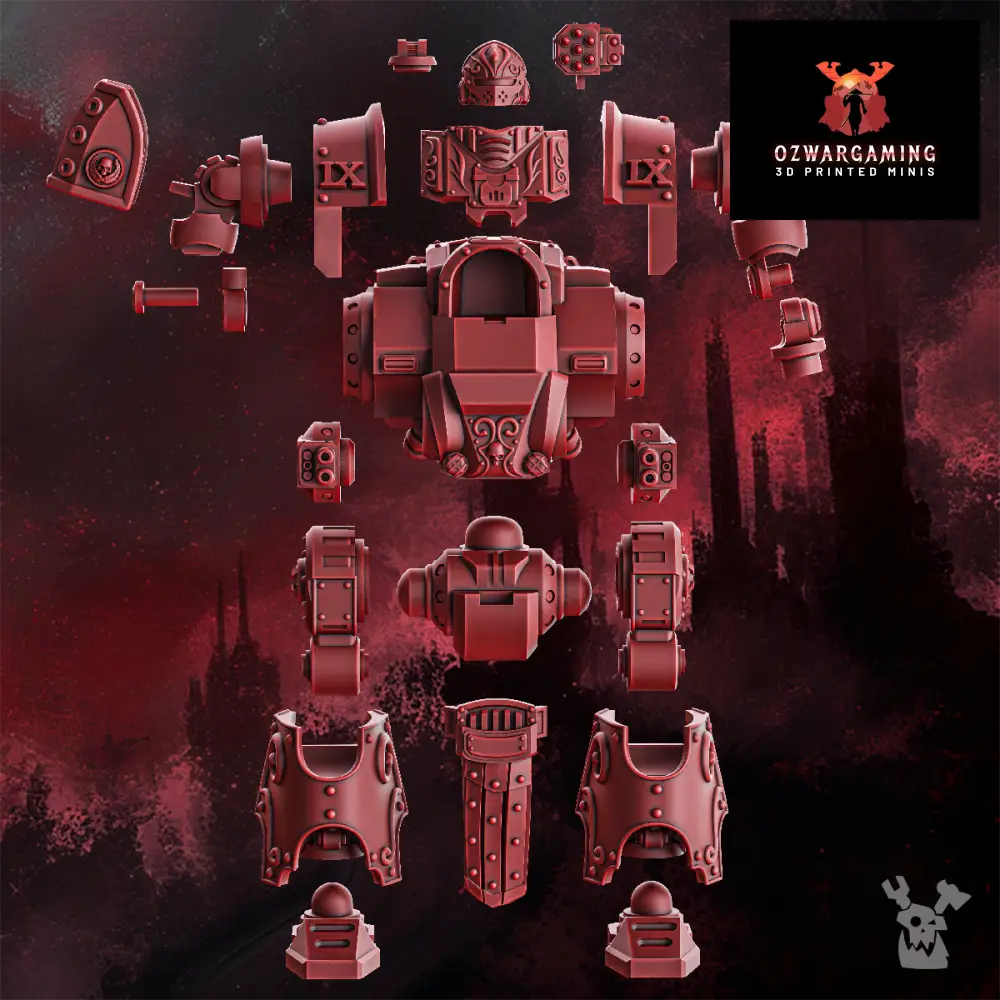 Crimson Wings Heavy Walker | DakkaDakka.store Grimdark Wargaming Miniatures Role Playing Miniatures