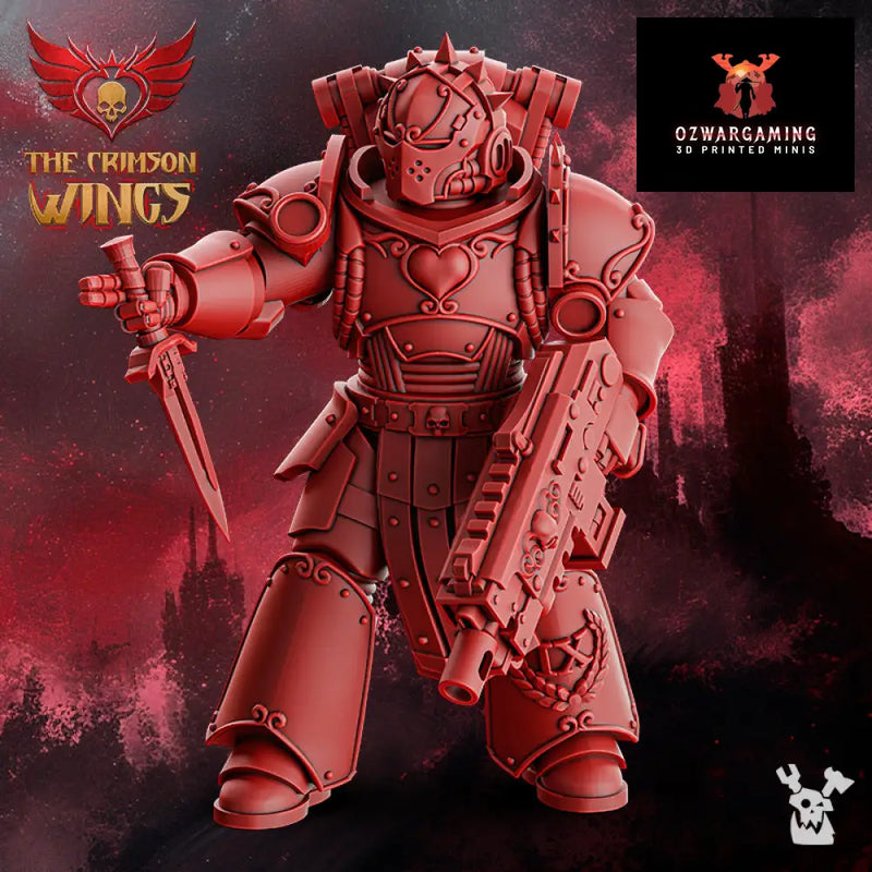 Crimson Wings Lt | DakkaDakka.store Grimdark Wargaming Miniatures Role Playing Miniatures