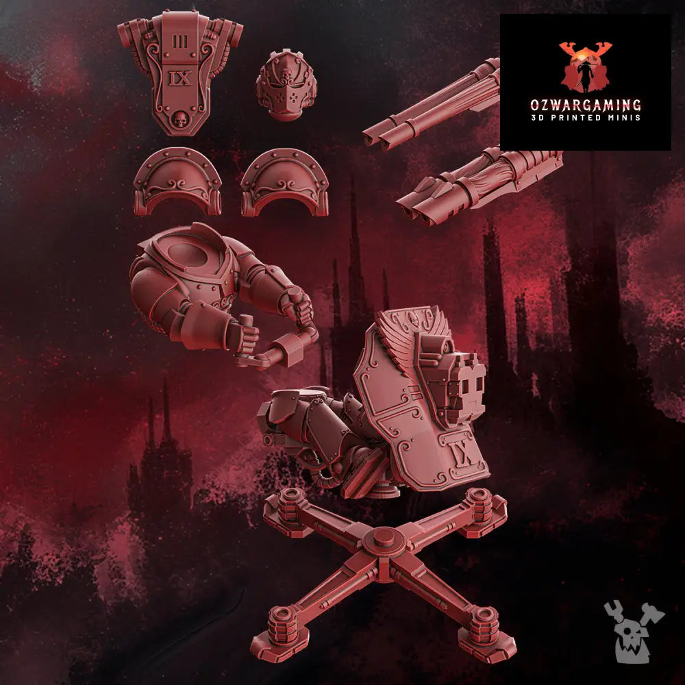 Crimson Wings Support Turret | DakkaDakka.store Grimdark Wargaming Miniatures Role Playing Miniatures