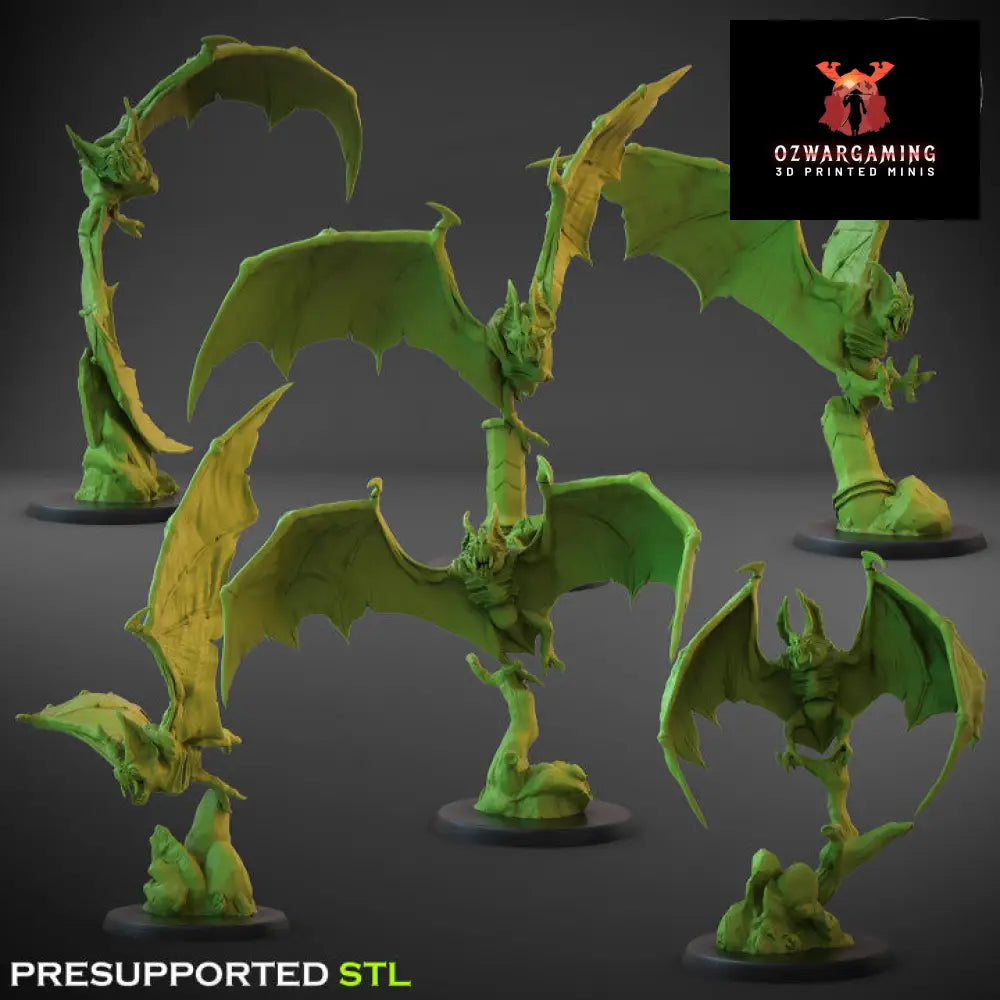 Crypt Nightmares Flying Terrors | Claybeast Creations 28mm Fantasy Wargaming Miniatures Role Playing Miniatures