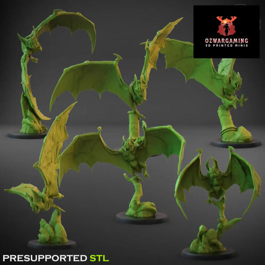 Crypt Nightmares Flying Terrors | Claybeast Creations 28mm Fantasy Wargaming Miniatures Role Playing Miniatures