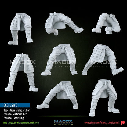 Dark Star Enforcers Build Kit | Warbear Studios 28mm SciFi Wargaming Miniatures Role Playing Miniatures