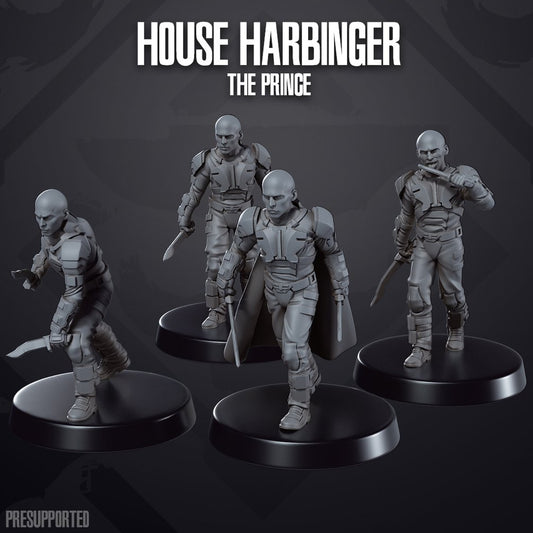 Oasis Imperium: Prince Harbinger | Skullforge Studios 32mm Wargaming Miniatures Role Playing Miniatures