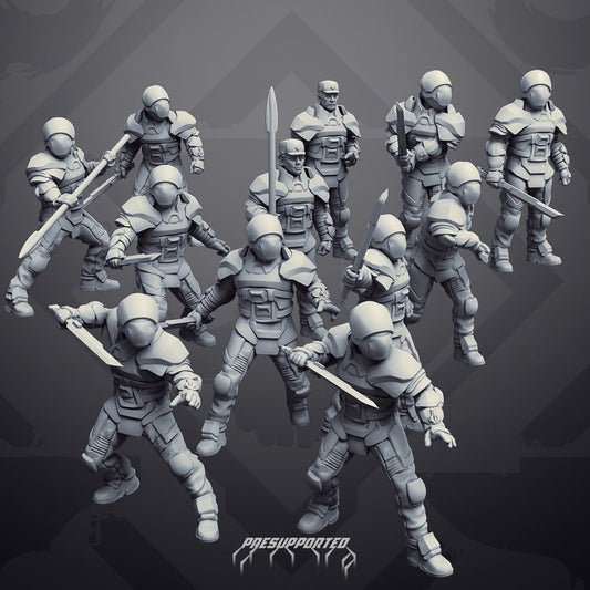 Oasis Imperium: House Atreus Oathkeepers | Skullforge Studios 32mm Wargaming Miniatures Role Playing Miniatures
