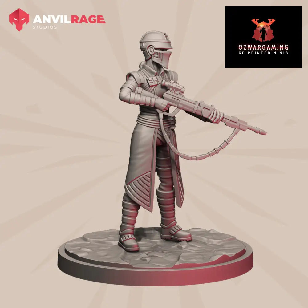 Daimyo’s Right Hand | Anvilrage Galactic SciFi Miniatures Shatter Scale Role Playing Miniatures