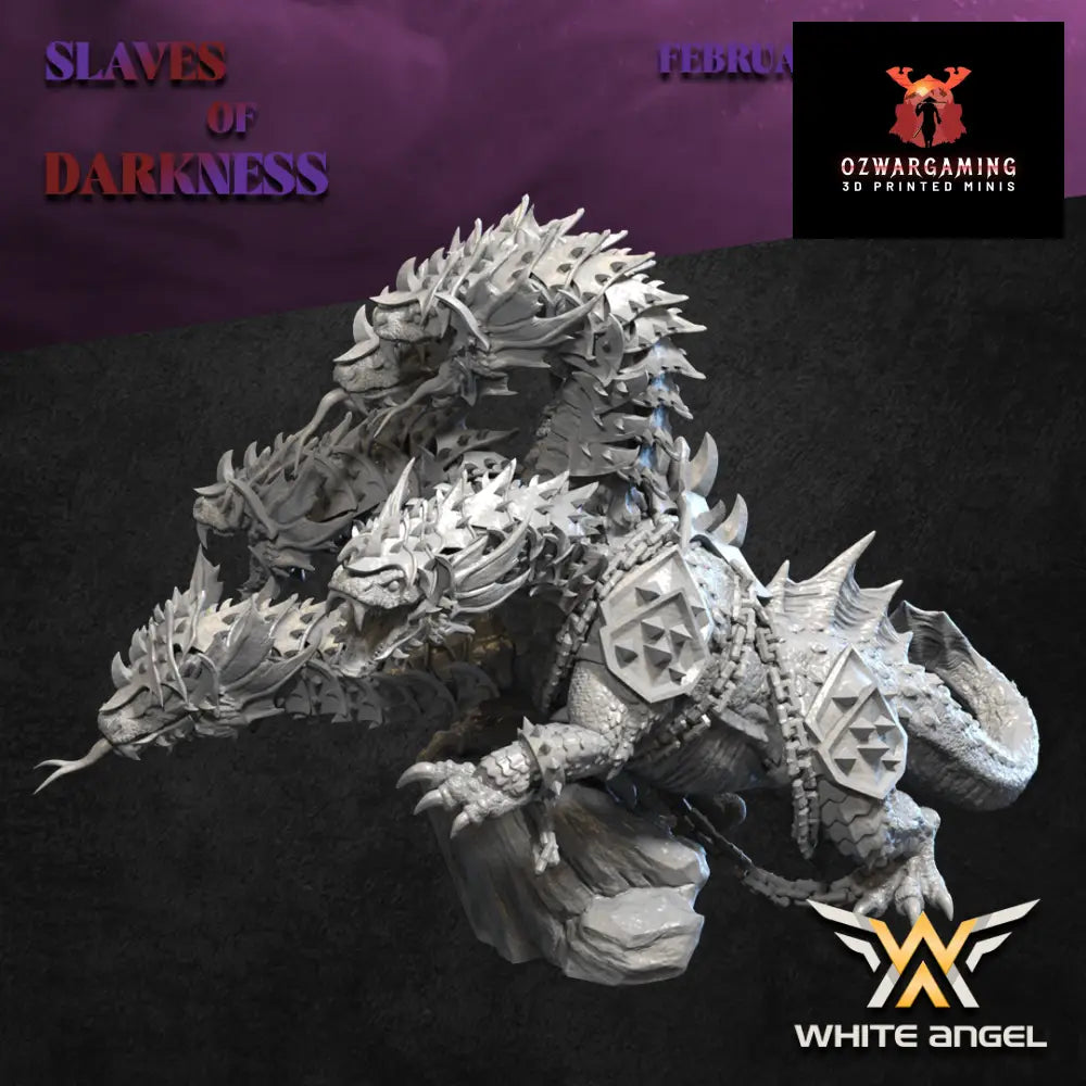 Dark Elf Heavy Hydra | White Angel 28/32mm Fantasy Wargaming Miniatures
