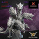 Dark Elf Heavy Hydra | White Angel 28/32mm Fantasy Wargaming Miniatures