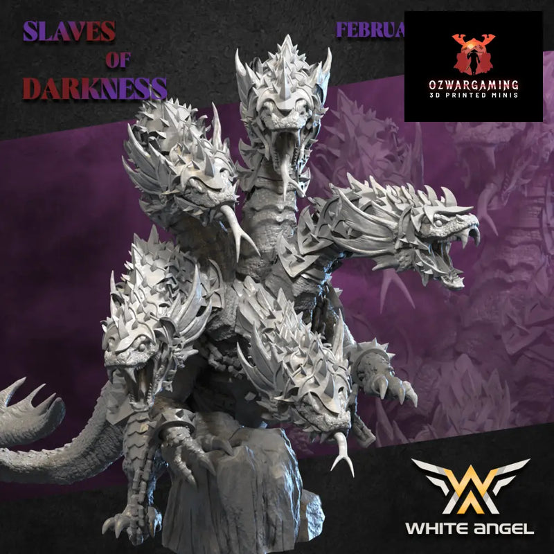 Dark Elf Heavy Hydra | White Angel 28/32mm Fantasy Wargaming Miniatures