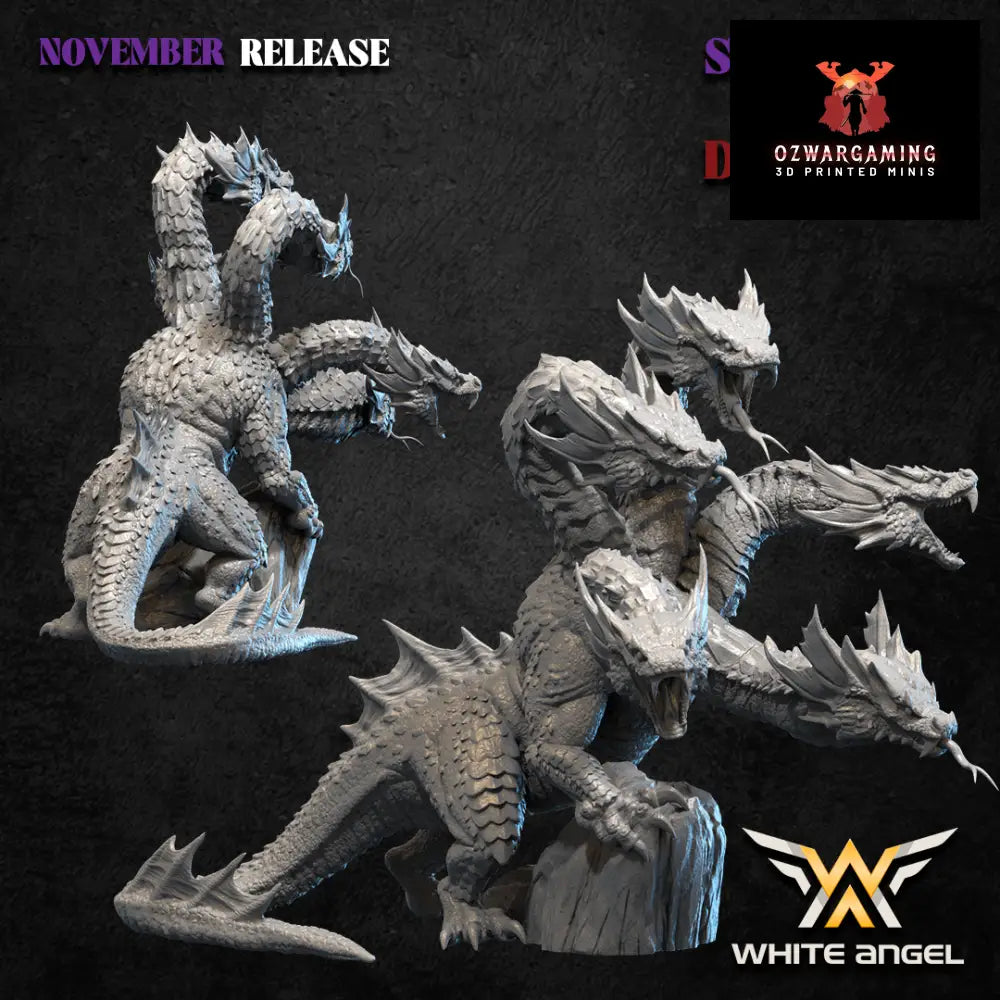 Dark Elf Hydra | White Angel 28/32mm Fantasy Wargaming Miniatures