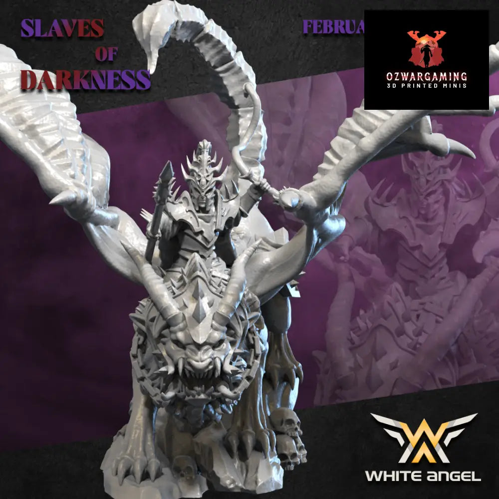 Dark Elf Master Beast Manticore | White Angel 28/32mm Fantasy Wargaming Miniatures