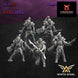 Dark Elf Shadow Warriors Dual Weapons | White Angel 28/32mm Fantasy Wargaming Miniatures