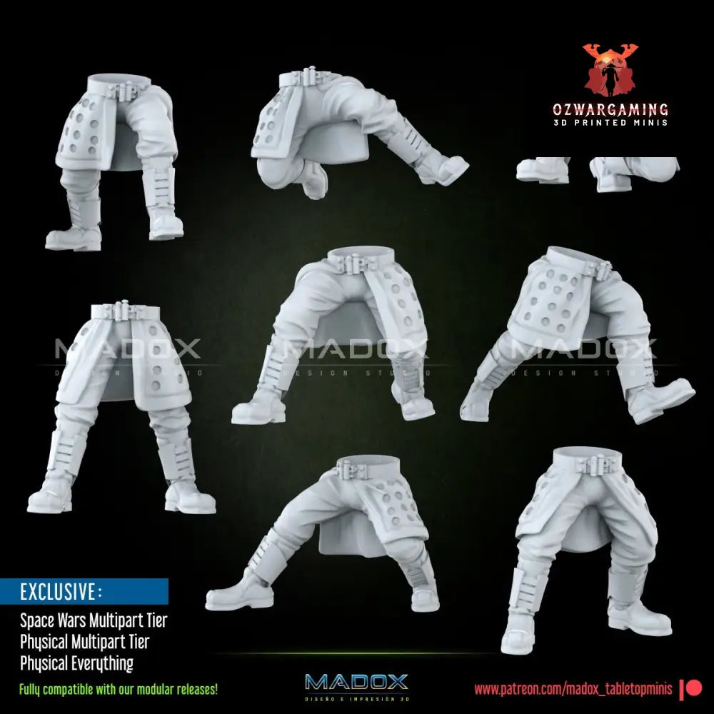 Dark Star Enforcers Build Kit | Warbear Studios 28mm SciFi Wargaming Miniatures Role Playing Miniatures