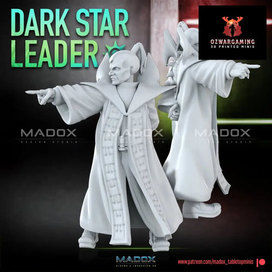 Dark Star Leader | Warbear Studios 28mm SciFi Wargaming Miniatures Role Playing Miniatures