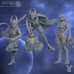 Silver Moon Daughters of Silence | DakkaDakka.store Grimdark Wargaming Miniatures Role Playing Miniatures