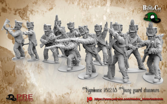 Napoleonic French Young Guard Chasseurs | Warbear Studios 28mm Historical Wargaming Miniatures (Copy) Role Playing