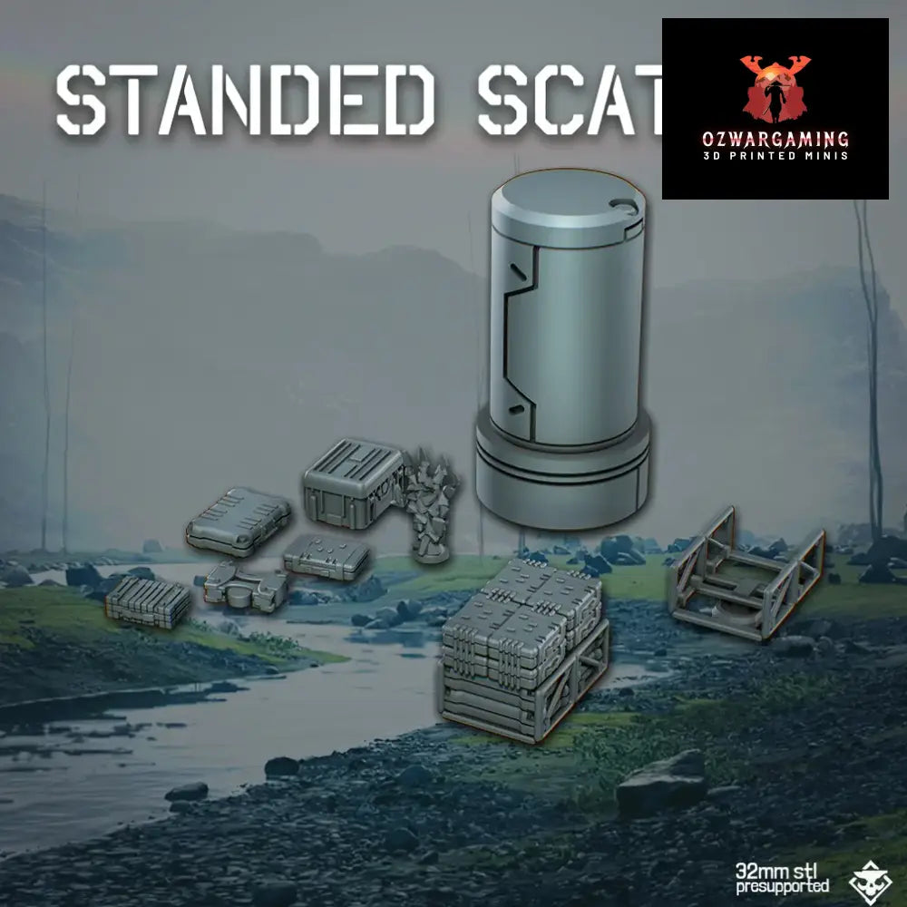 Death Delivery: Scatter Terrain | Skullforge Studios 32mm Wargaming Miniatures Role Playing Miniatures