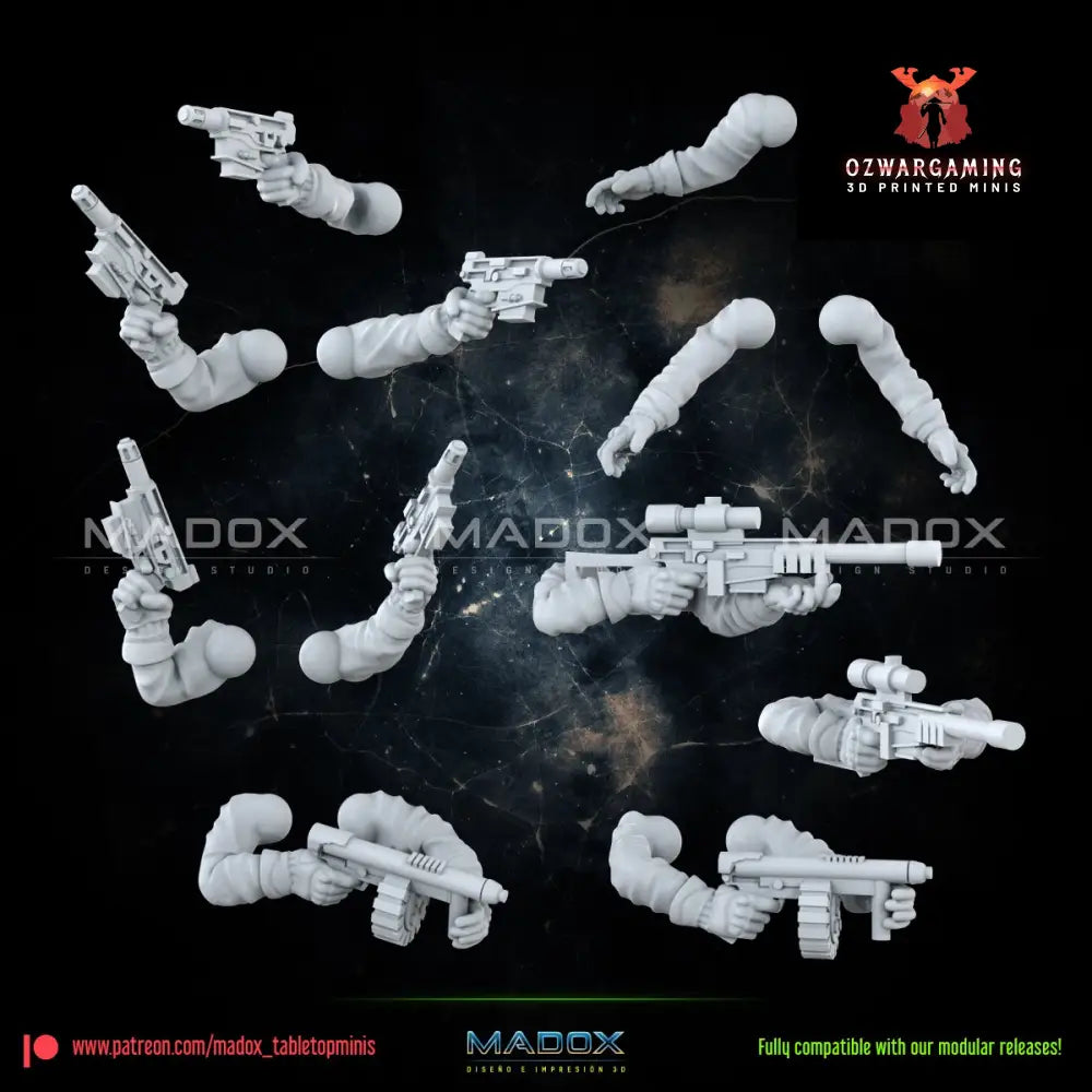 Desert Syndicate Build Kit | Warbear Studios 28mm SciFi Wargaming Miniatures Role Playing Miniatures