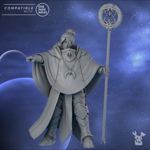 Silver Moon Order Keeper | DakkaDakka.store Grimdark Wargaming Miniatures Role Playing Miniatures
