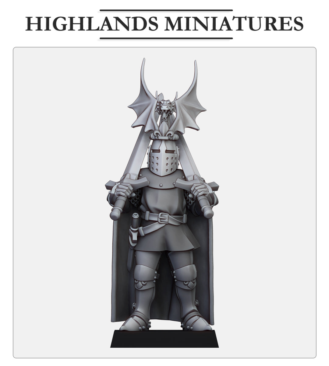 Kingdom Of Gallia Battle Sir Jaume | Highlands Miniatures 28/32mm Fantasy Wargaming Miniatures Role Playing Miniatures