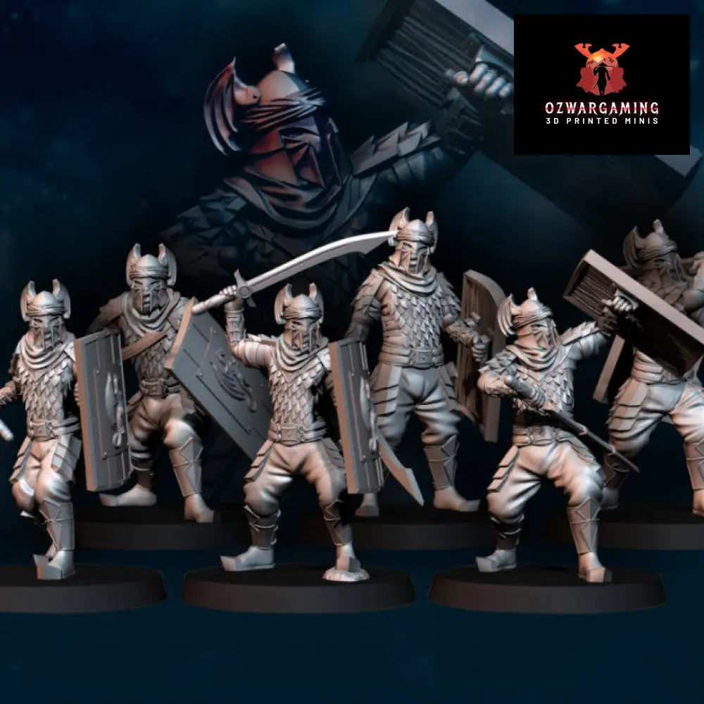 Dragon Army Warriors | Davale Games 25mm Fantasy Wargaming Miniatures Role Playing Miniatures