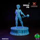 Dragonblood Prodigy Liza | TPK Lab 32mm Fantasy Tabletop RPG Miniatures Role Playing Miniatures