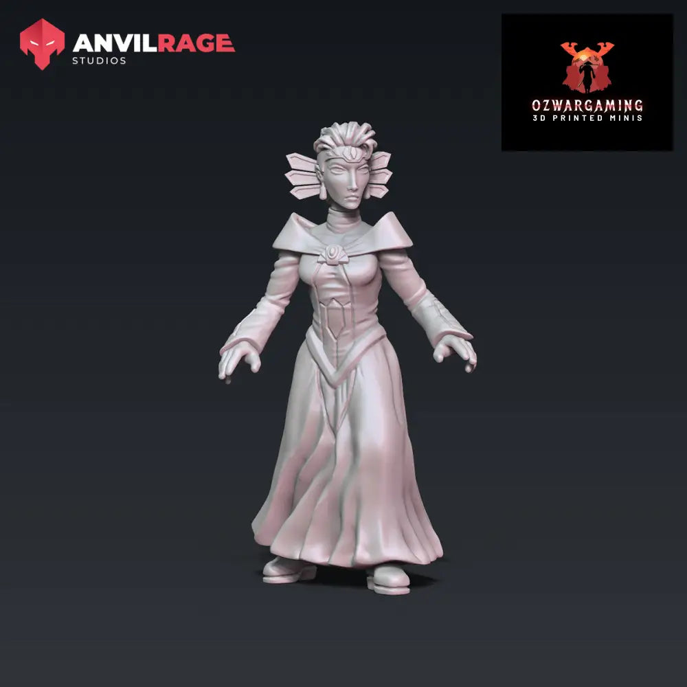 Duchess | Anvilrage Galactic SciFi Miniatures 32mm 1/47 Legion Scale Role Playing Miniatures