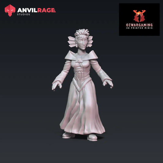 Duchess | Anvilrage Galactic SciFi Miniatures 32mm 1/47 Legion Scale Role Playing Miniatures