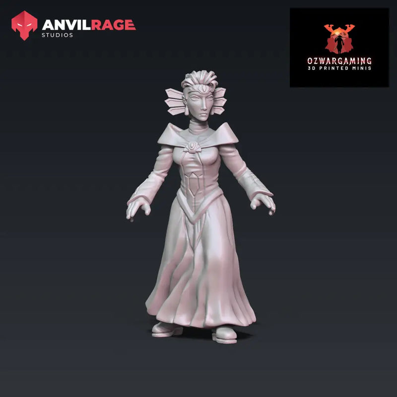 Duchess | Anvilrage Galactic SciFi Miniatures 32mm 1/47 Legion Scale Role Playing Miniatures