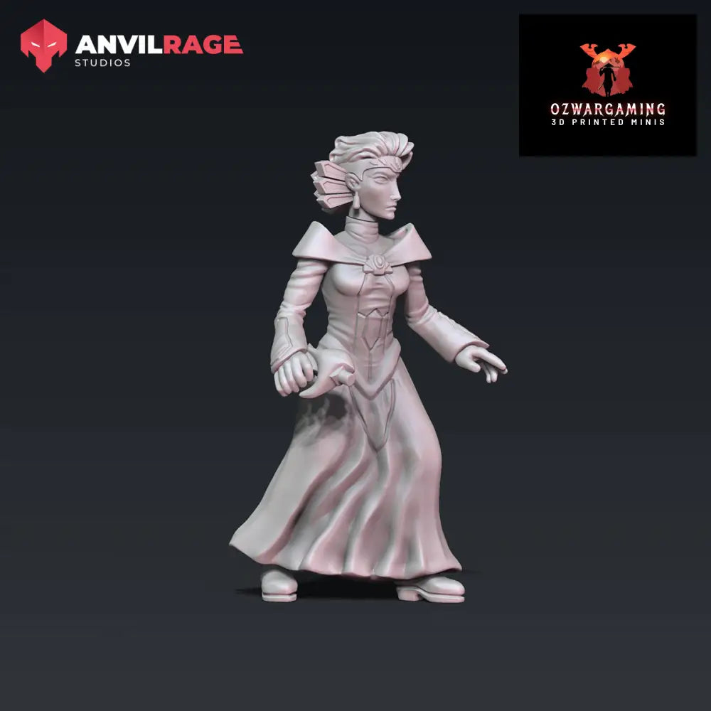 Duchess | Anvilrage Galactic SciFi Miniatures 32mm 1/47 Legion Scale Role Playing Miniatures