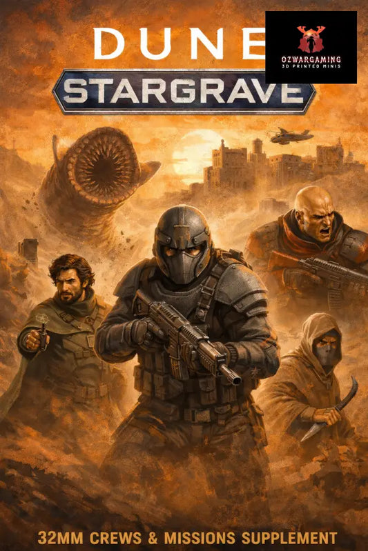 Dune Stargrave – 32mm Crews Missions & Maps (PDF Supplement) - Game Supplement